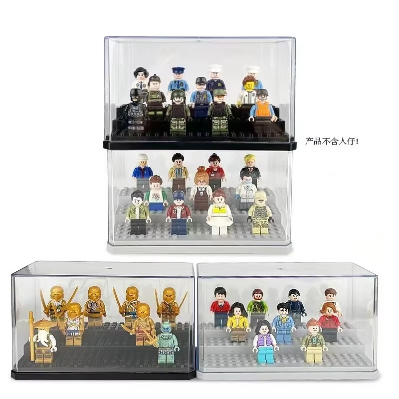 Display Case Acrylic - 아크릴 미니피겨 전시 케이스, 레고 액션